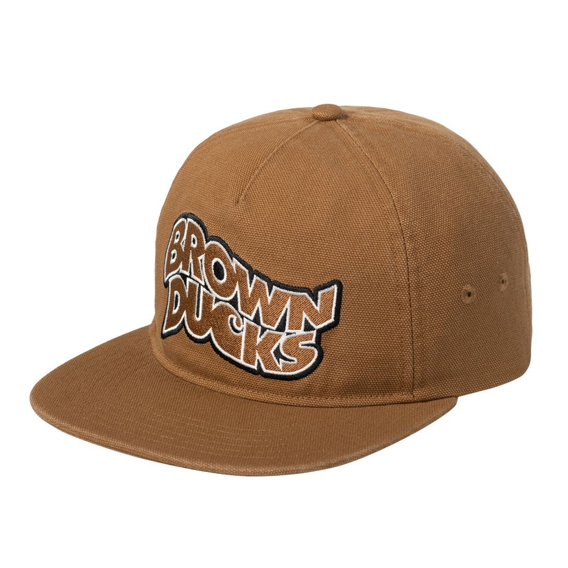 Kasket Carhartt WIP Canvas Cap With Embroidered Logo Brun | I033922_2