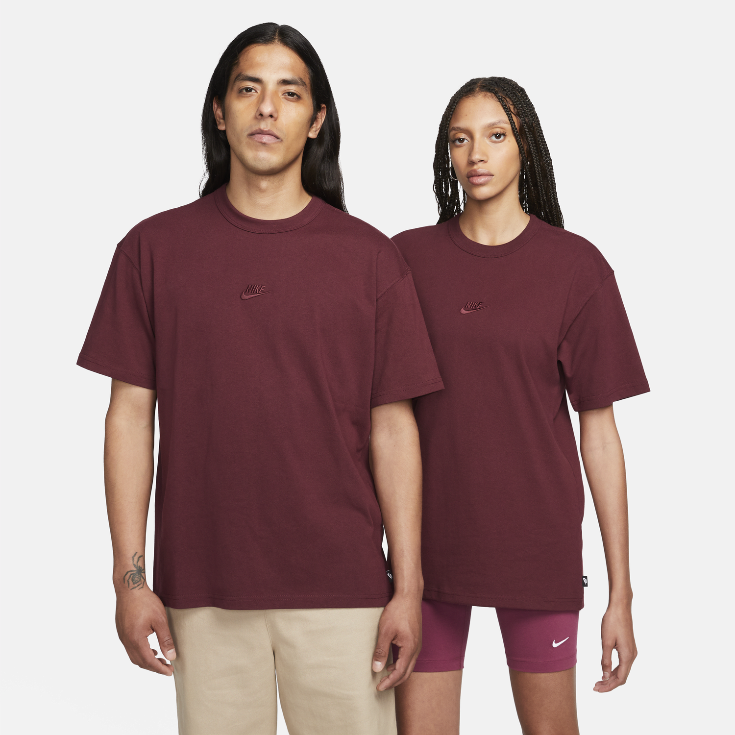 T-shirt Nike tričko Sportswear Premium Essentials Brun | DO7392-681, 0