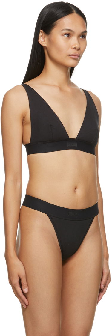 Bh SKIMS Women's Plunge Rib Bralette Lyserød | Br-plg-0037, 4