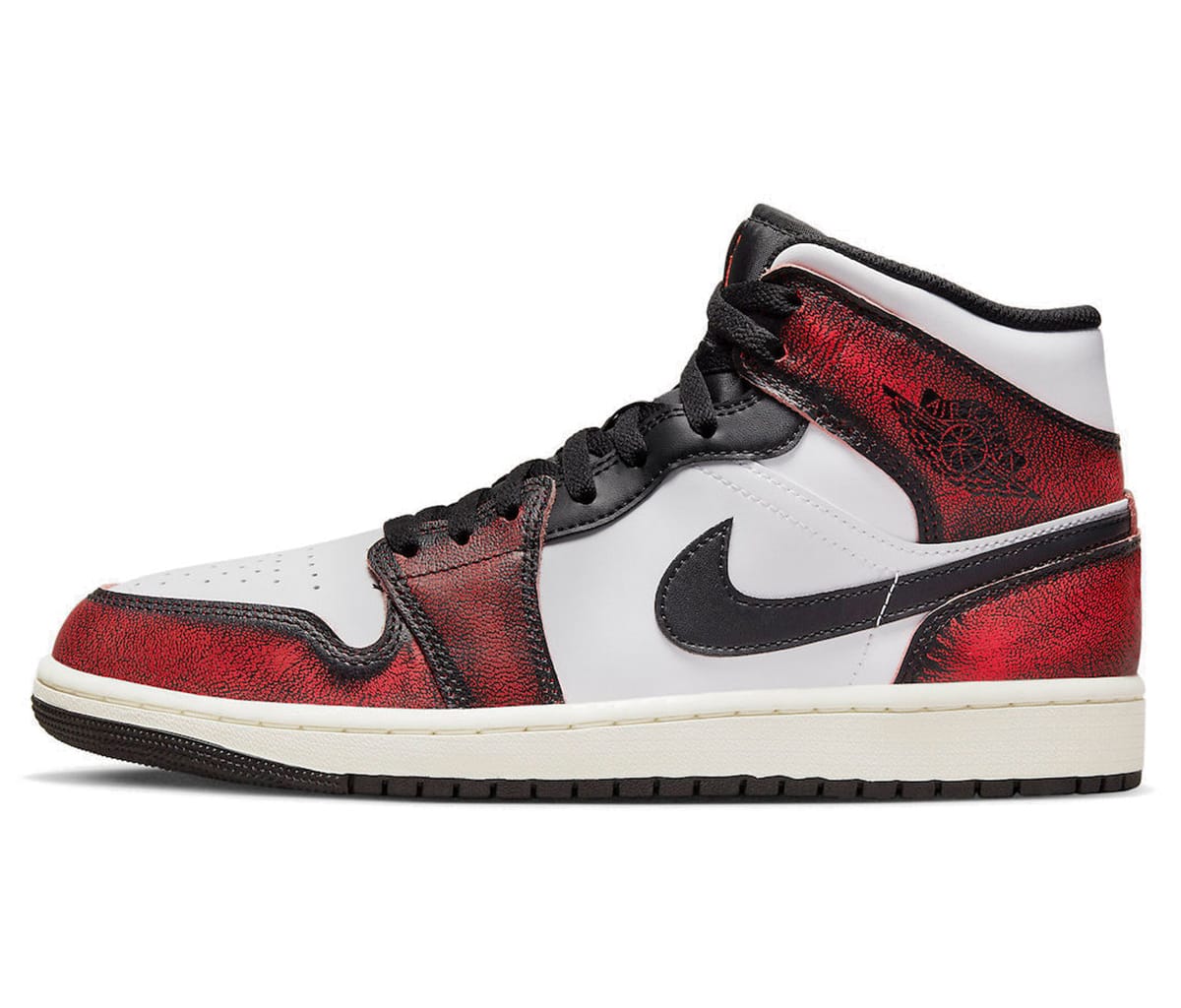 Sneakers og sko Jordan Air Jordan 1 Mid SE "Wear-Away" Rød | DV9565-006, 0