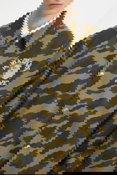 Jakke BAPE A Bathing Ape Gore-Tex Wind Stopper Coach Jacket Grøn | 1K70140005, 3