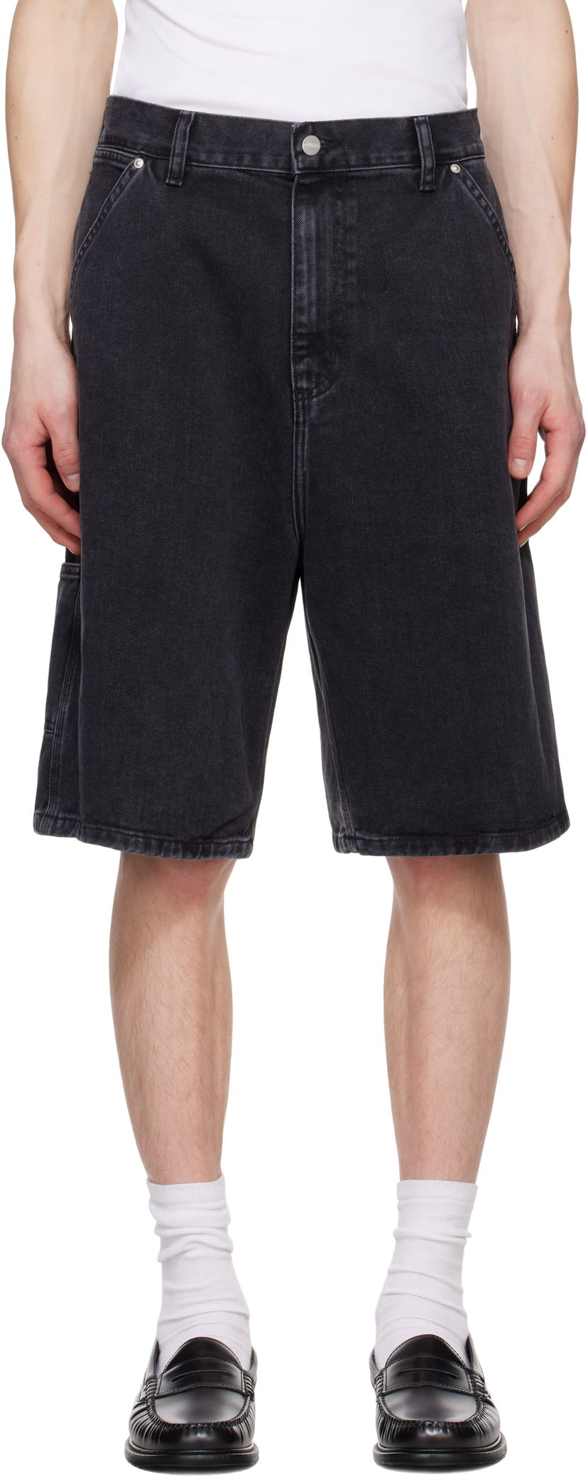 Shorts Carhartt WIP Carhartt WIP Rivet Denim Shorts Sort | I034319