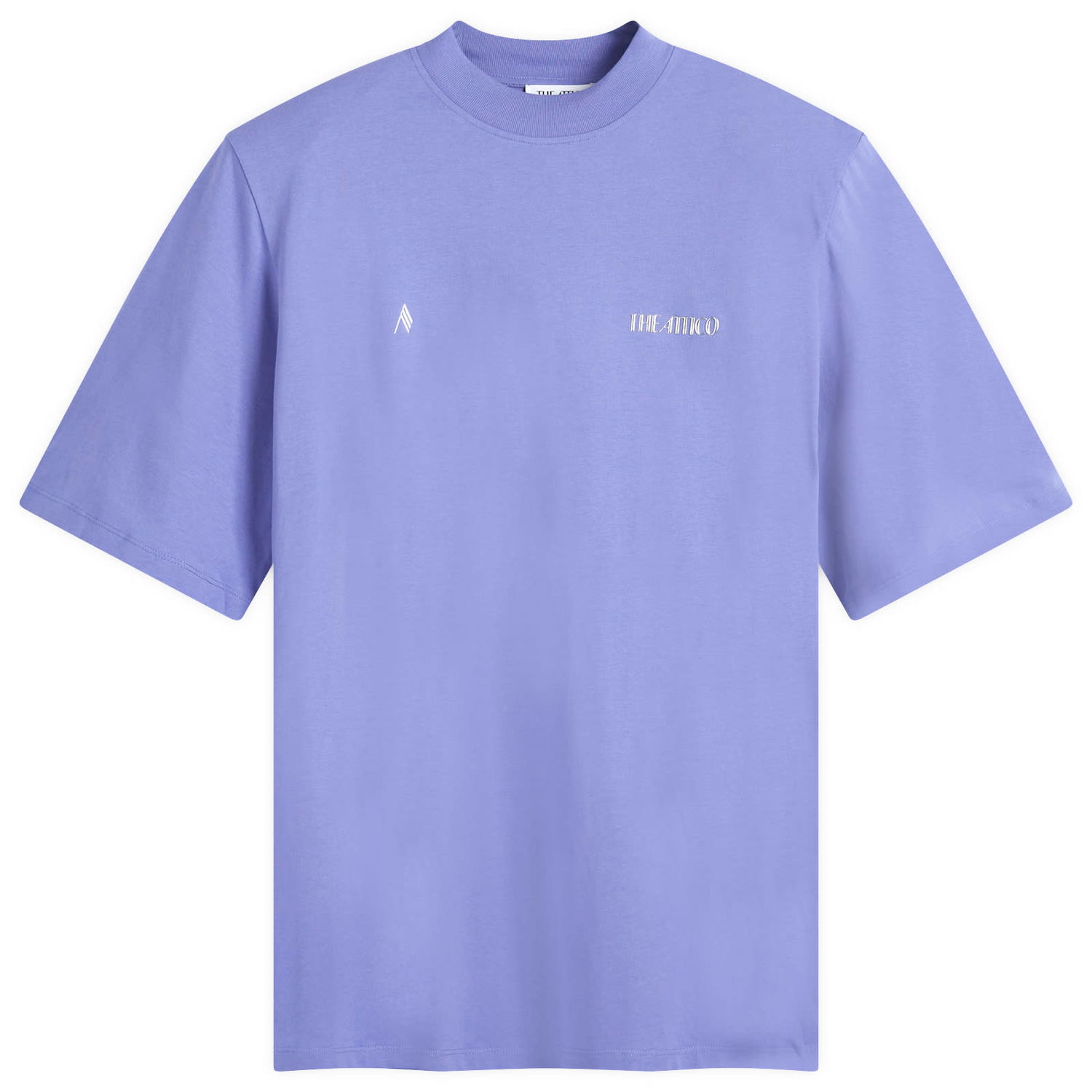 T-shirt The Attico The Attico Kilie Oversized Logo T-Shirt, Size 42 Lilla | 241WCT173, 1