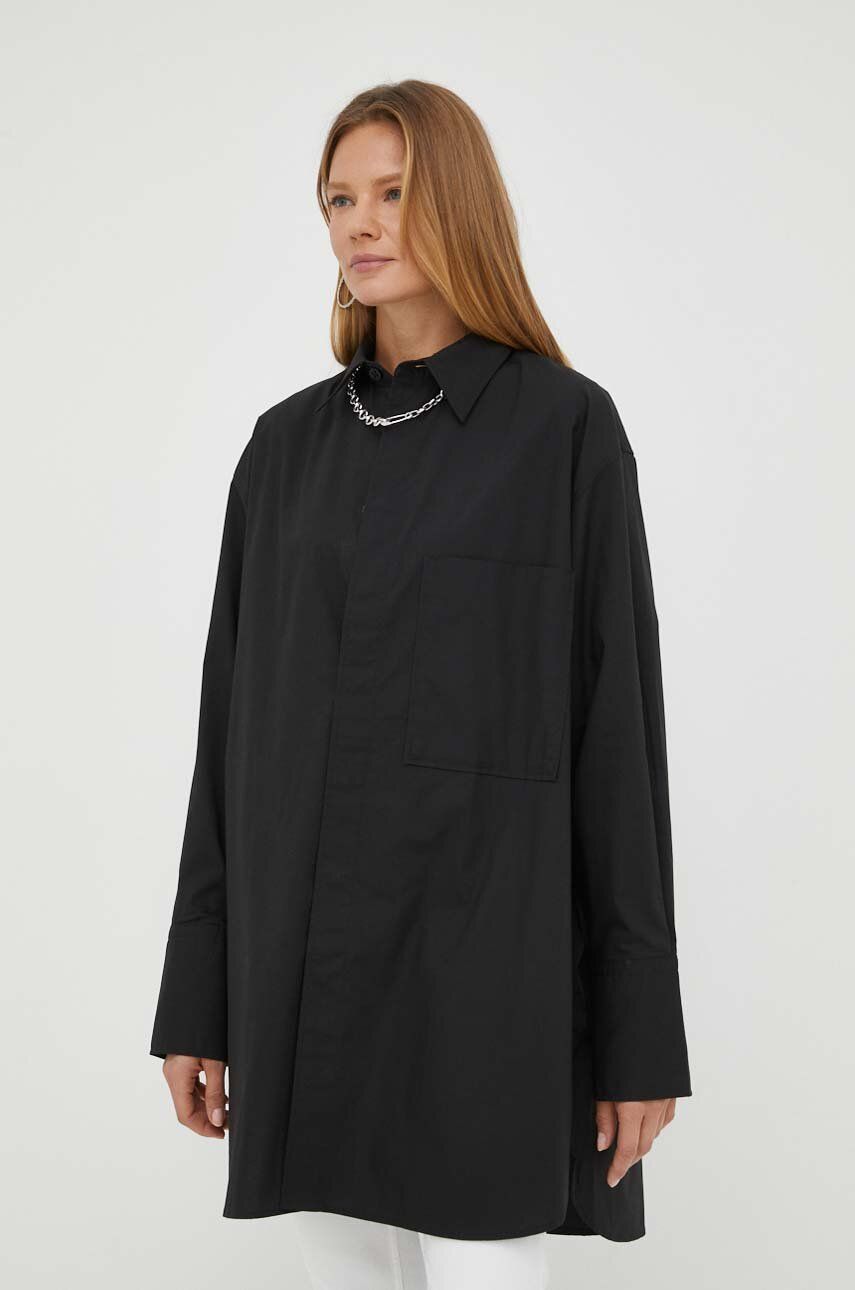 Skjorte G-Star Raw Oversized Boyfriend Shirt Sort | D22492.D308, 0