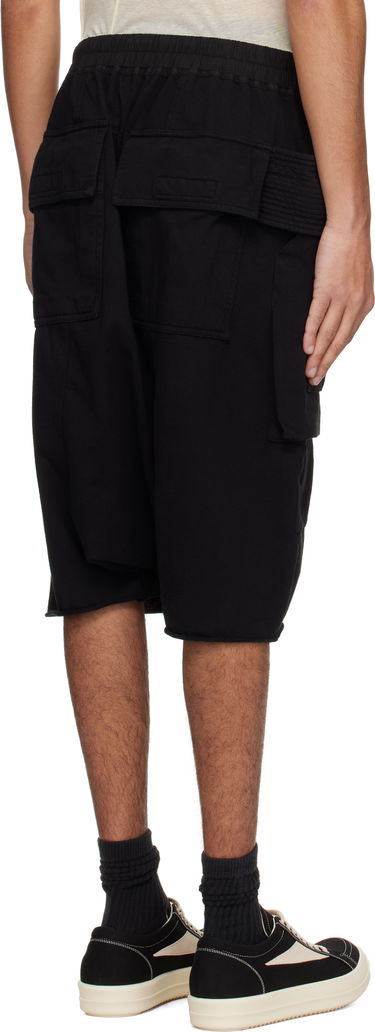 Shorts Rick Owens Rick Owens DRKSHDW Hollywood Creatch Drawstring Cargo Shorts Sort | DU01E3382 RIG, 2