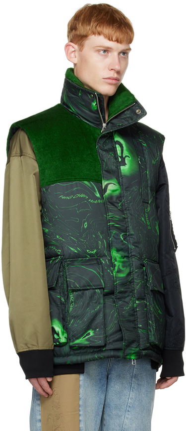Vest Feng Chen Wang Feng Chen Wang Graphic Down Vest Grøn | FUF14VS01, 1