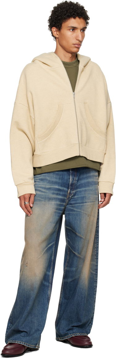 Sweatshirt Entire Studios Entire Studios Eternal Zip Hoodie Beige | ES2202TP, 3