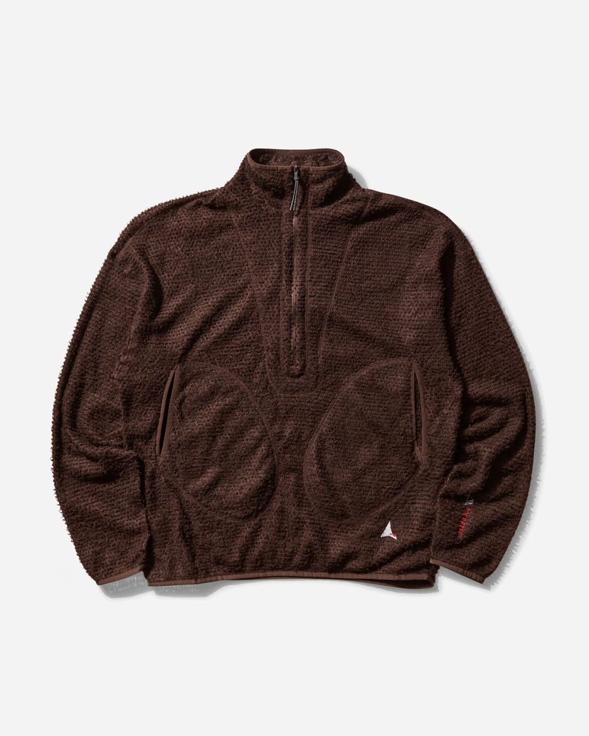 Sweater ROA Alpha Direct Half Zip Sweater Brun | RBMW0370FA262 BRW0003