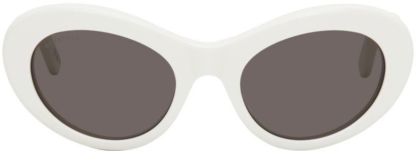 Solbriller Balenciaga Cat-Eye Sunglasses Hvid | BB0294S, 0
