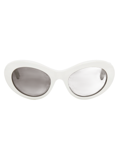 Solbriller Balenciaga Cat-Eye Sunglasses Hvid | BB0294S