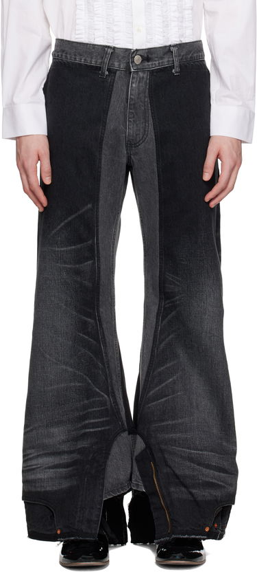 Jeans Junya Watanabe Junya Watanabe Levi's Edition Garment Treated Jeans Sort | WO-P218-051, 0