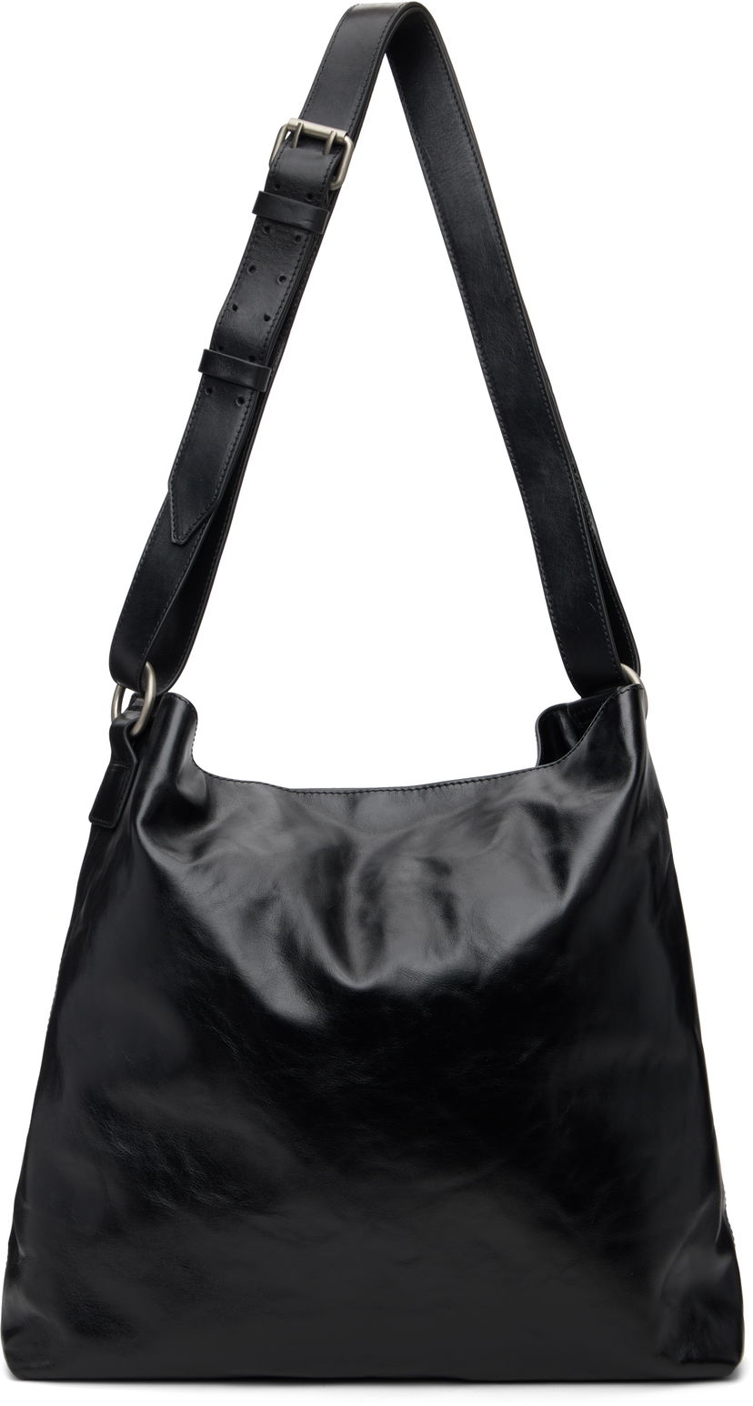 Skuldertaske Dries Van Noten Dries Van Noten Leather Messenger Bag Sort | 252-021516-151