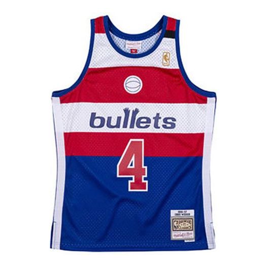 Jersey Mitchell & Ness Mitchell & Ness Bullets Basketball Jersey Blå | SMJYCP19069-WBURYRD96CWE