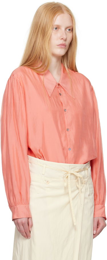 Skjorte LEMAIRE Lemaire Pointed Collar Shirt Lyserød | SH1151 LF1373, 1