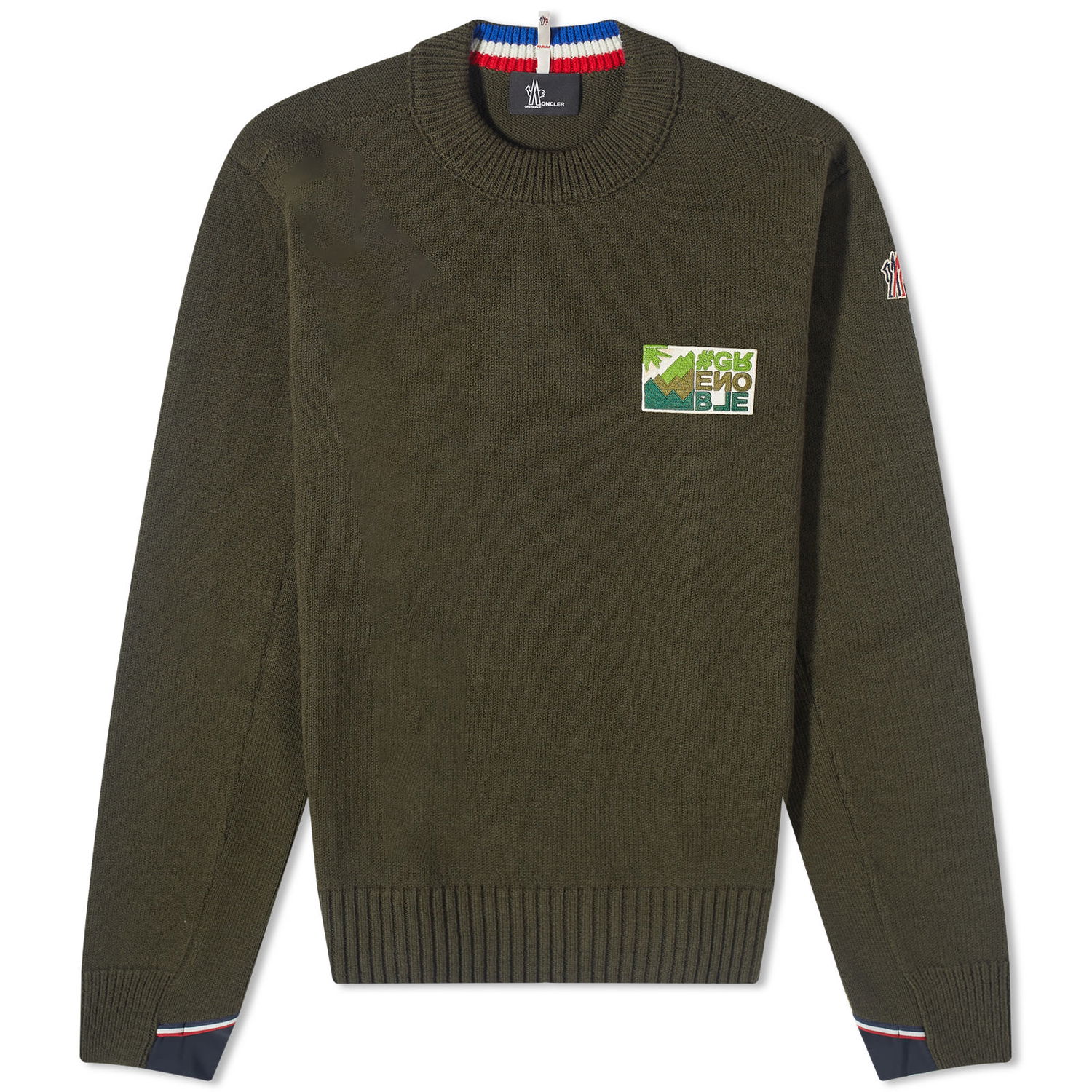 Sweatshirt Moncler Grenoble Crew Knit Grøn | 9C000-04-M1122-886, 0