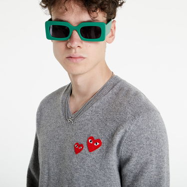 Sweater Comme des Garçons PLAY Crewneck Sweater Grå | AZN070 grey, 3