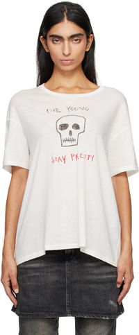 R13 'Die Young Stay Pretty' T-Shirt