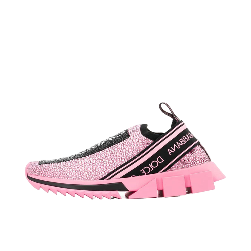 Sneakers og sko Dolce & Gabbana Sorrento Slip On Pink Crystal W Lyserød | CK1644AZ2848B400