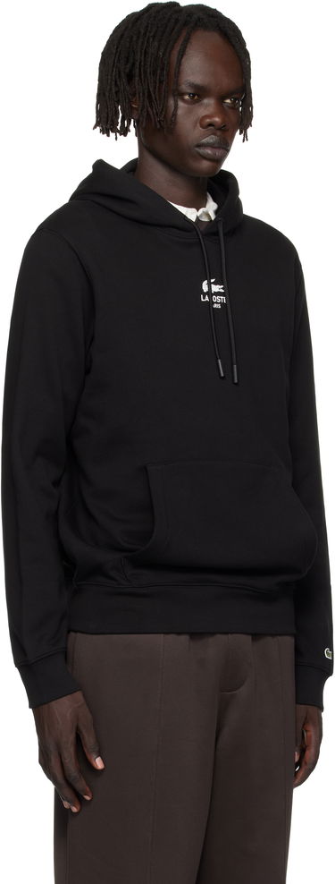 Sweatshirt Lacoste Print Hoodie Sort | SH2740_031, 1