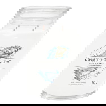 Stearinlys Yankee Candle Signature Large Jar 2 Wicks Soft Blanket Hvid | 40368, 0