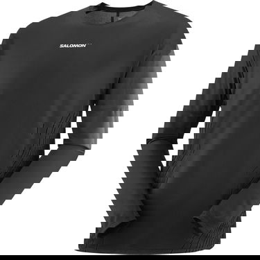 T-shirt Salomon Sense Aero Graphic Long-Sleeve Shirt Sort | LC2697300, 1