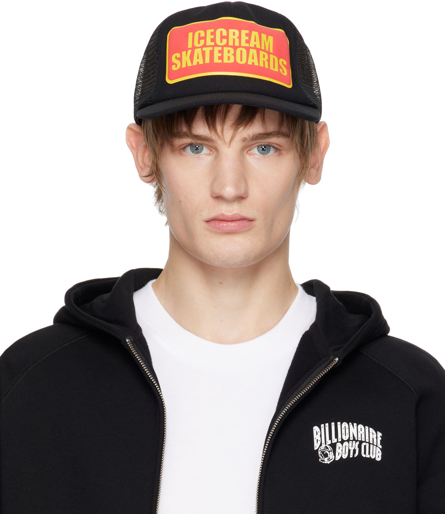 Kasket BBC IceCream ICECREAM 'ICECREAM SKATEBOARDS' Trucker Cap Sort | IC24472, 0