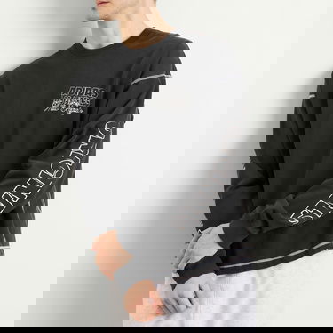 T-shirt adidas Originals OG LA Long Sleeved T-Shirt Sort | JX6140, 5
