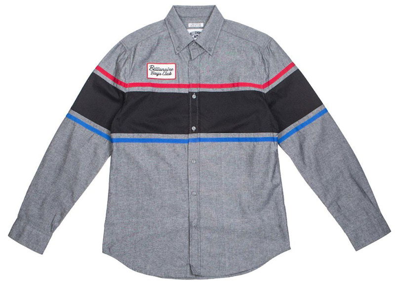 Skjorte BILLIONAIRE BOYS CLUB Billionaire Boys Club Service Bay Long Sleeve Shirt Grå | 8911600CHAM, 0