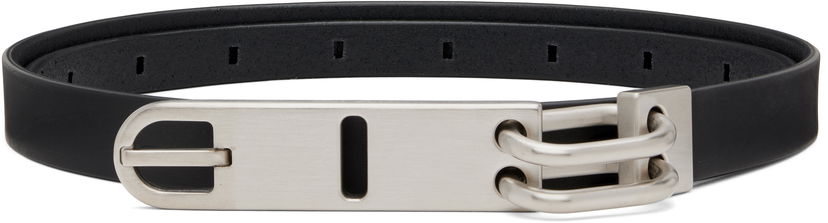Bælter Rick Owens Rick Owens Concordians Tongue Belt Sort | RA02E0780 LGE
