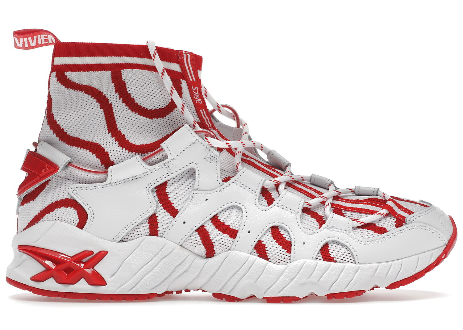 Sneakers og sko Asics Vivienne Westwood × Gel-Mai Knit "White Fiery Red" Rød | 1191A256-100, 0