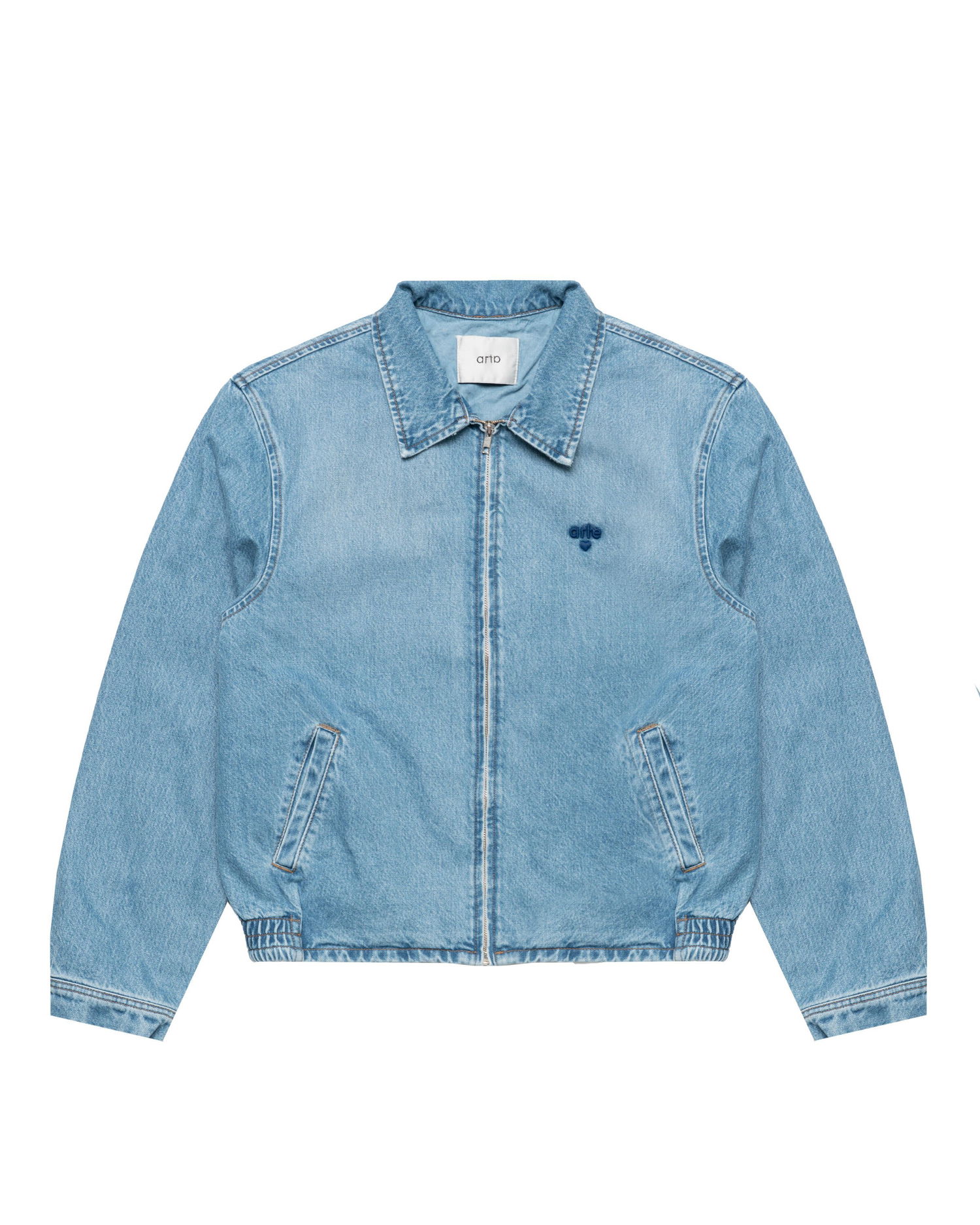 Jakke Arte Antwerp Arte Antwerp Denim Jacket with Logo Blå | AW25-038J.1-BLE, 0