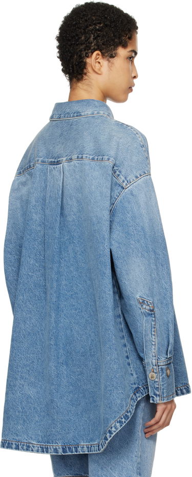 Skjorte The Attico Attico Diana Denim Shirt Blå | 250WCB00068 DDD085AA, 2