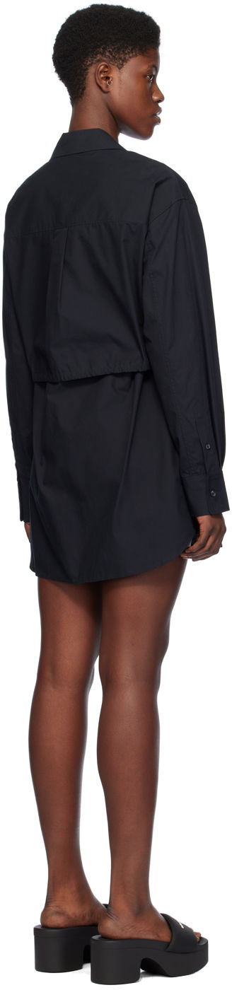 Kjole Alexander Wang Layered Shirt Dress Sort | 4WC1246245, 2