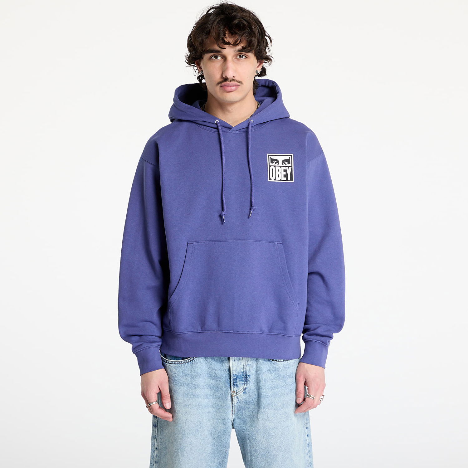 Sweatshirt OBEY OBEY Eyes Icon 2 Hoodie Lilla | 117462142-SIB, 0