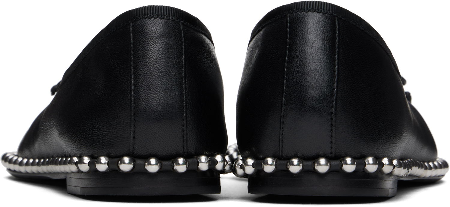 Skopleje Alexander Wang Alexander Wang Lina Ballchain Ballerina Flats Sort | 30125F047, 1