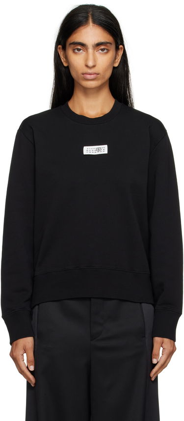 Sweatshirt Maison Margiela MM6 Maison Margiela Logo Patch Sweatshirt Sort | S52GU0247 M25025, 0