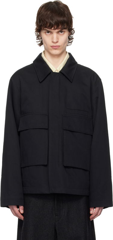 Jakke LEMAIRE Lemaire Quilted Jacket with 3D Pockets Sort | OW1108 LF1309, 0