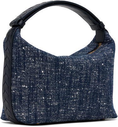 Håndtaske Bottega Veneta Bottega Veneta Wallace Shoulder Bag Mørkeblå | 815689 V52M2, 1