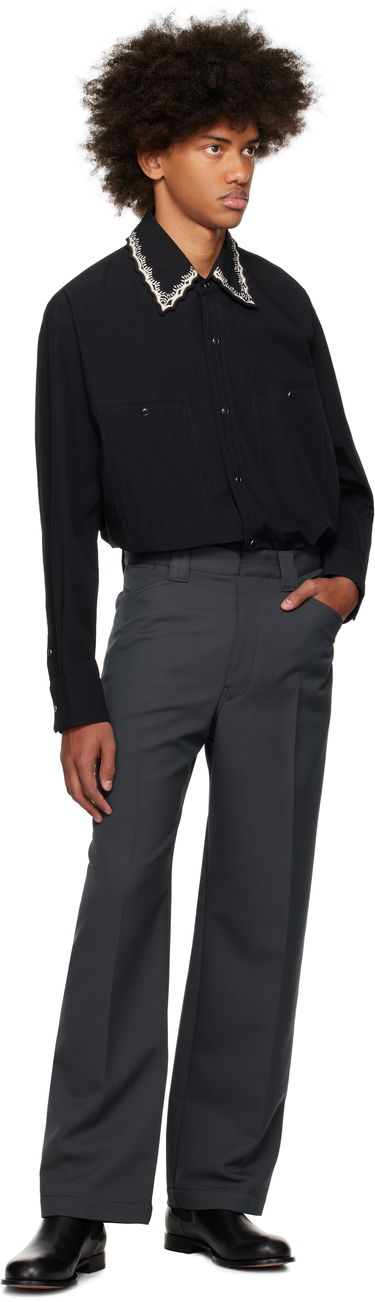 Bukser LEMAIRE LEMAIRE Straight Trousers Grå | PA1148 LF483, 3