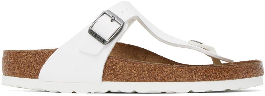 Sneakers og sko Birkenstock Gizeh "White" Hvid | 745531, 0