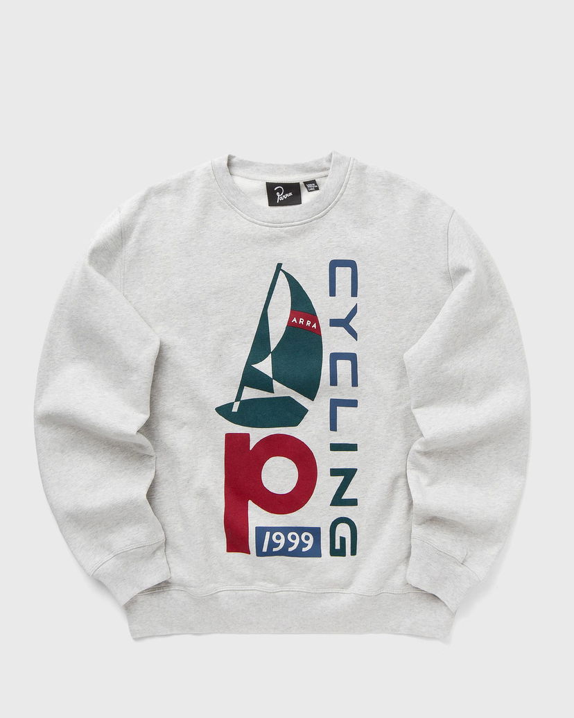 Sweatshirt By Parra Sail Bike Crew Neck Sweatshirt Grå | 54125