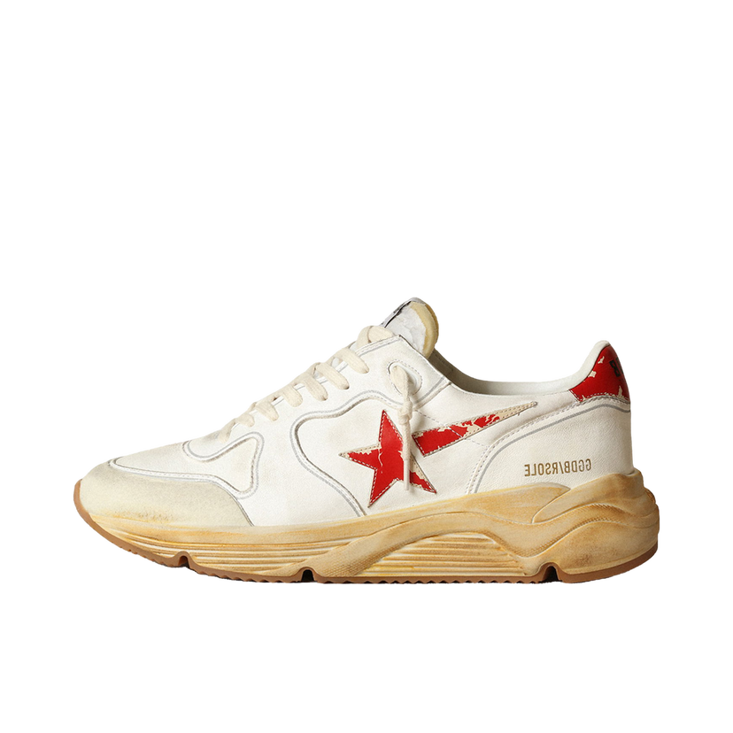 Sneakers og sko Golden Goose Running Sole White Red Hvid | GMF00126.F003460.10575