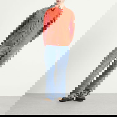 Jakke Stone Island Ripstop Zip Shirt Jacket Orange | K2S151200009-V0018, 4