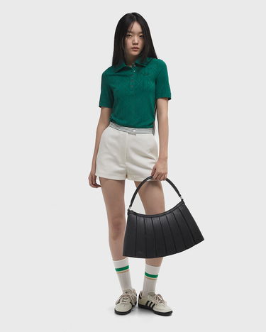 Skuldertaske Lacoste Lacoste LENGLEN Pleated Shoulder Bag Sort | NU5015DP-000, 2