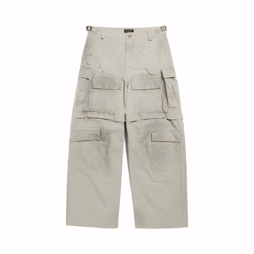 Cargo bukser Balenciaga Large Cargo Pants Beige | 773255TKP279509