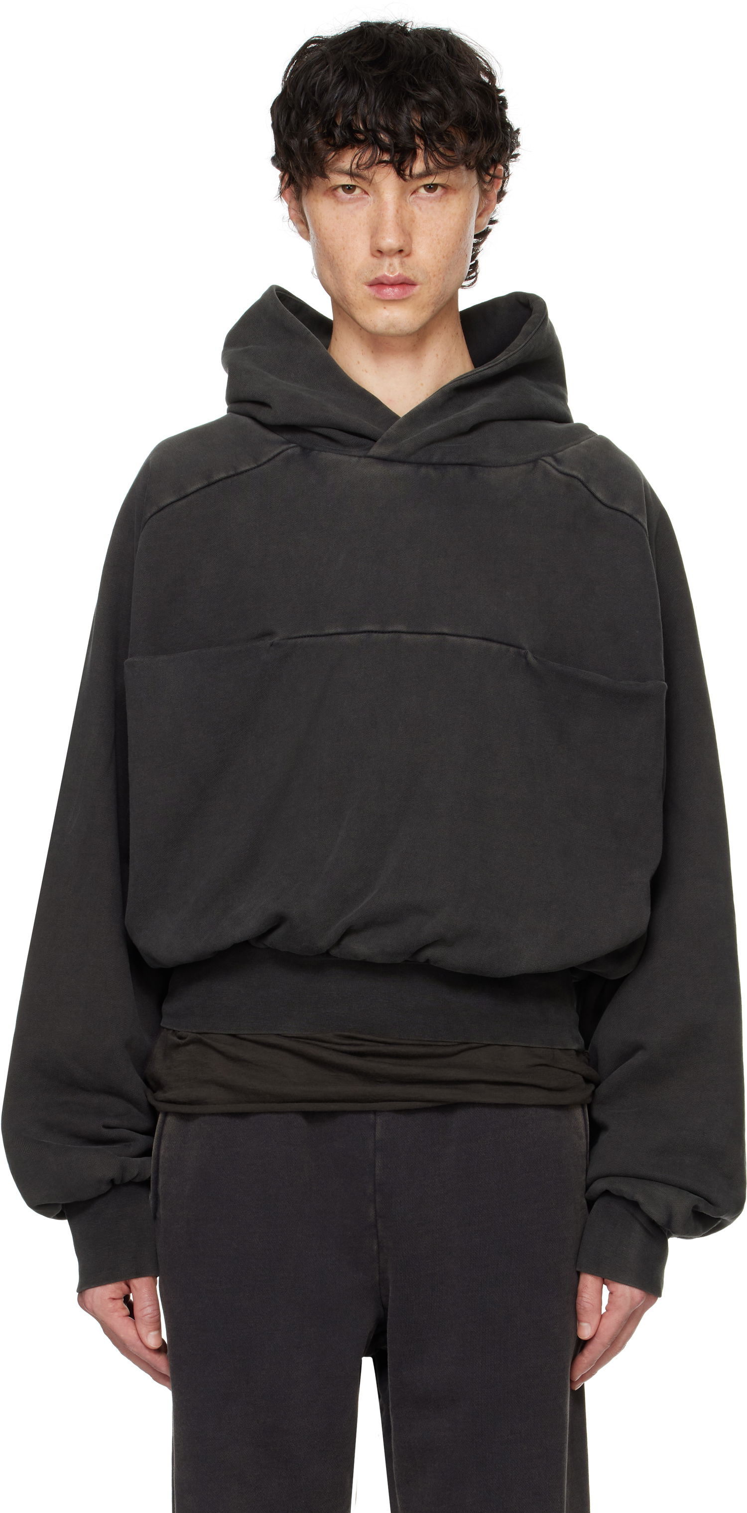Sweatshirt Entire Studios Double Hoodie Sort | ES2367WB, 0