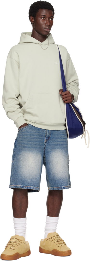 Sweatshirt Dime Dime Cursive Small Logo Hoodie Grøn | DIMESU2537CHA, 3