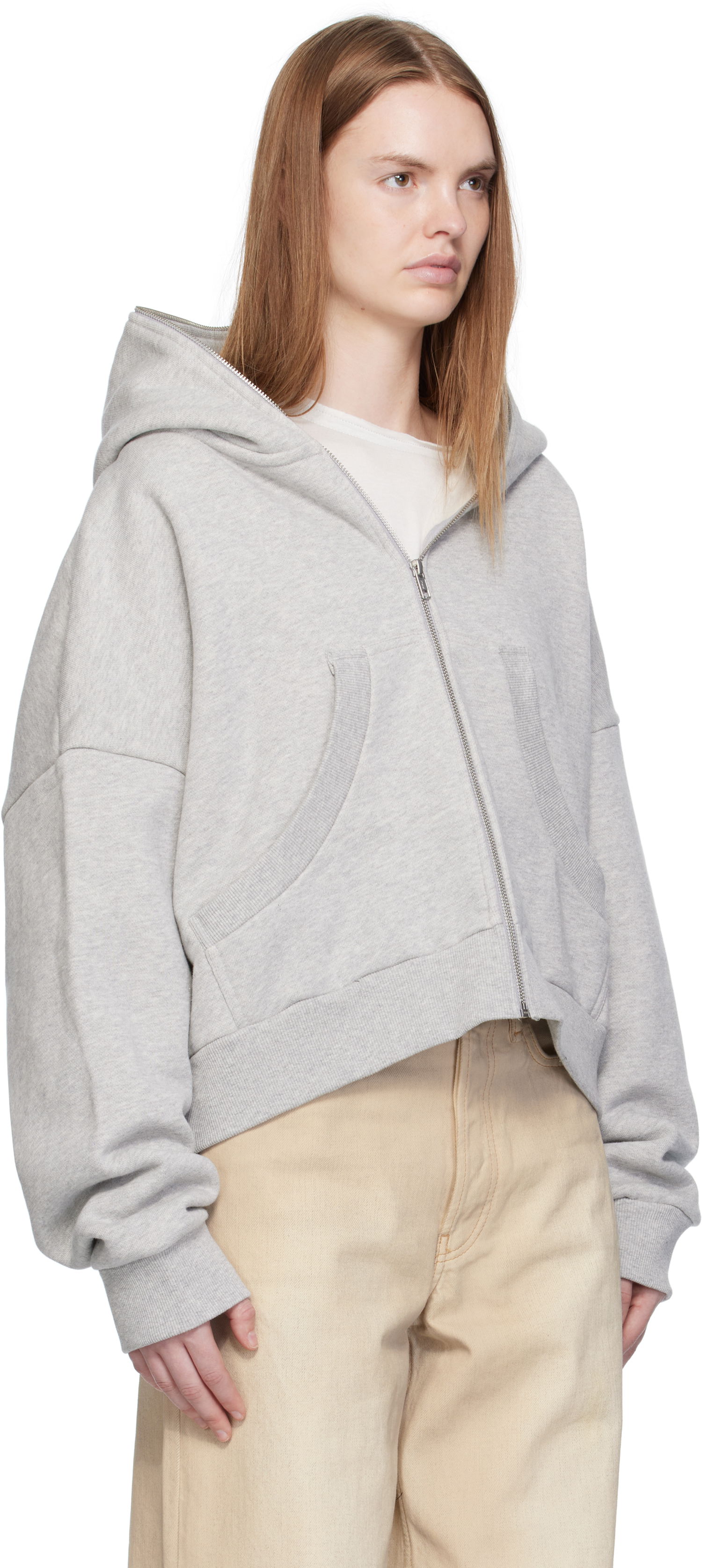 Sweatshirt Entire Studios Entire Studios Eternal Zip Hoodie Grå | ES2202SI, 1