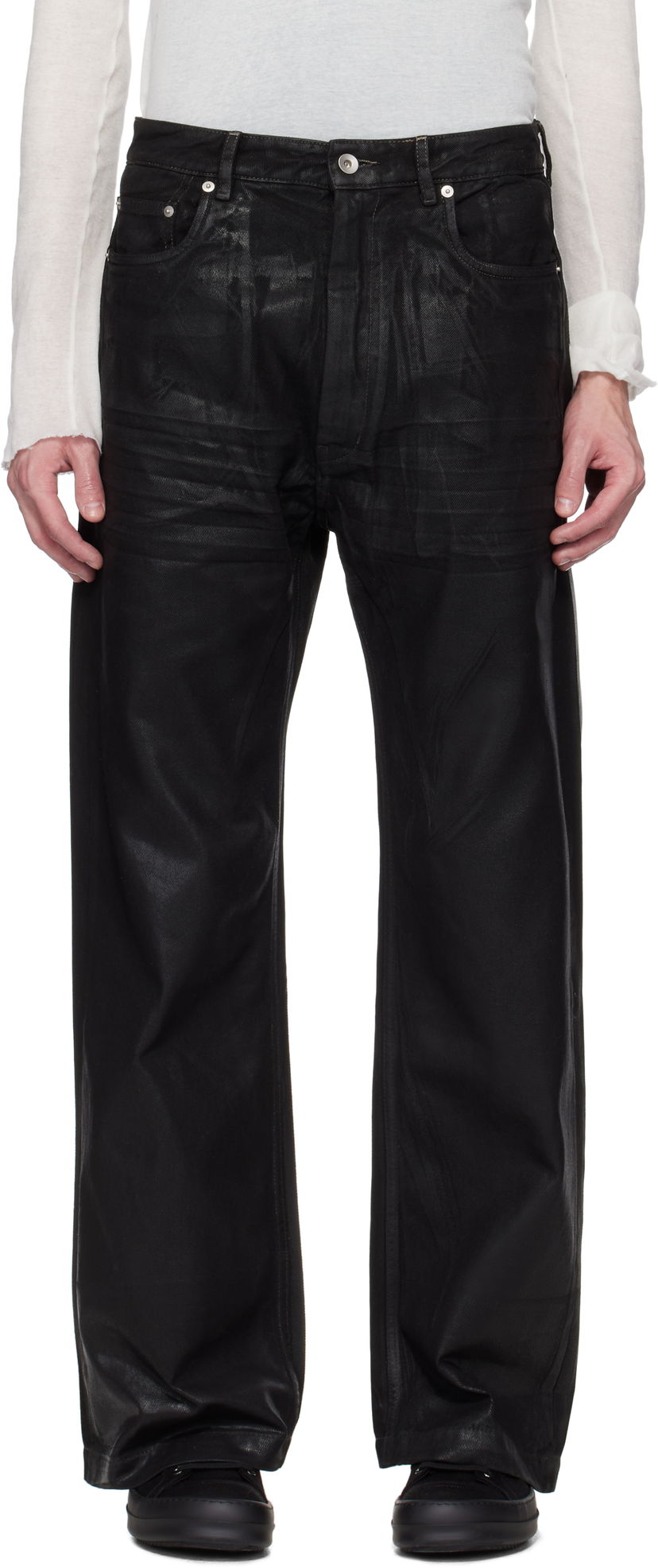 Jeans Rick Owens Rick Owens DRKSHDW Hollywood Geth Jeans Sort | DU01E3351 DCF