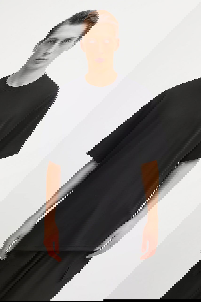 T-shirt Y-3 Y-3 Premium Short Sleeve T-Shirt Sort | JX7279, 0